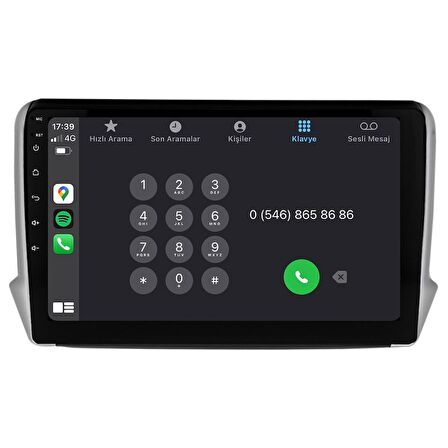 Peugeot 2008 Android Multimedya Sistemi (2013-2021) CRV-4420XAA