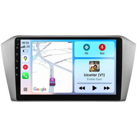 Volkswagen Passat B8 Android Multimedya Sistemi (2015-2023) CRV-4574XAA Gri Çerçeve