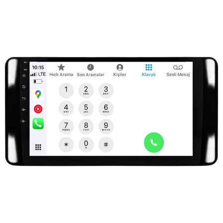 Skoda Scala Android Multimedya Sistemi (2021+) CRV-4946XAA Piano Black Çerçeve