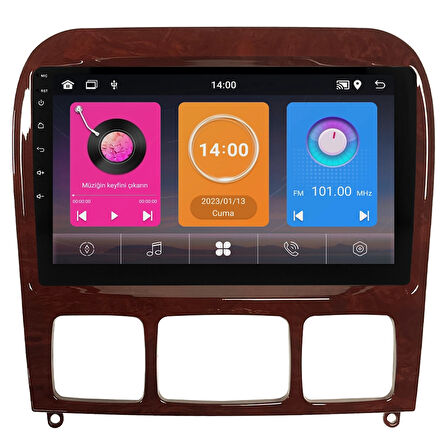 Mercedes S Class W220 Android Multimedya Sistemi (1999-2005) CRV-4346XAA