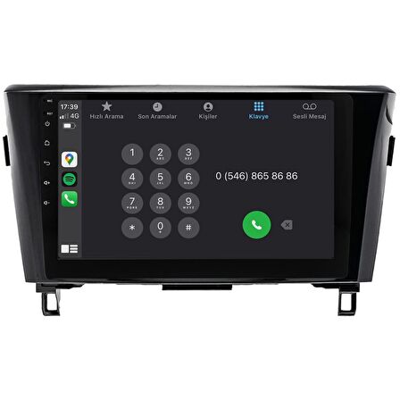 Nissan Qashqai Android Multimedya Sistemi (2014-2020) CRV-4372XAA