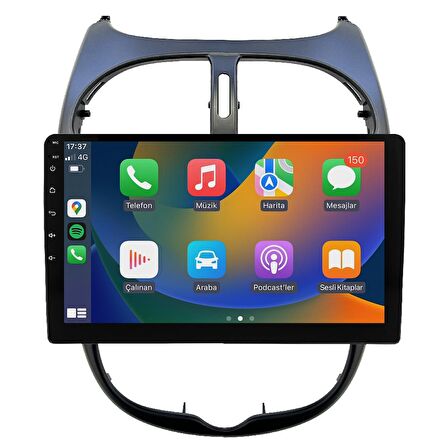 Peugeot 206 Android Multimedya Sistemi (2006-2011) CRV-4427XAA