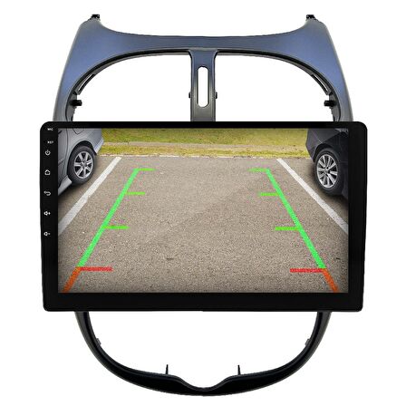 Peugeot 206 Android Multimedya Sistemi (2006-2011) CRV-4427XAA
