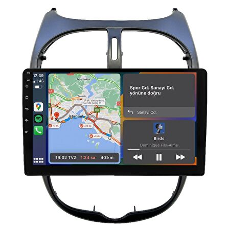 Peugeot 206 Android Multimedya Sistemi (2006-2011) CRV-4427XAA