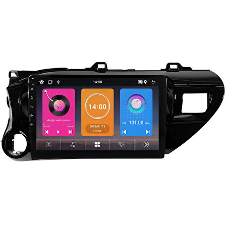 Toyota Hilux Android Multimedya Sistemi (2017-2024) CRV-4785XAA