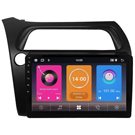 Honda Civic Hatchback Android Multimedya Sistemi (2005) CRV-4814XAA