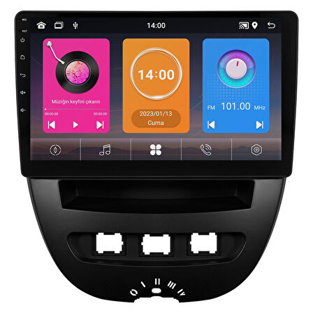 Peugeot 107 Android Multimedya Sistemi (2005-2014) CRV-4844XAA