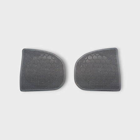 Renault Reno Twingo Gri Renk Torpido Hoparlör Kapağı Sağ Sol Çift Set Takım Oem: 7701206099
