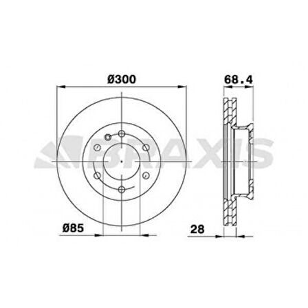 Vag Fren Diski On Sprinter 906 06>18 907 910 18> Crafter 30-35 06>16 - Braxıs Ad0109