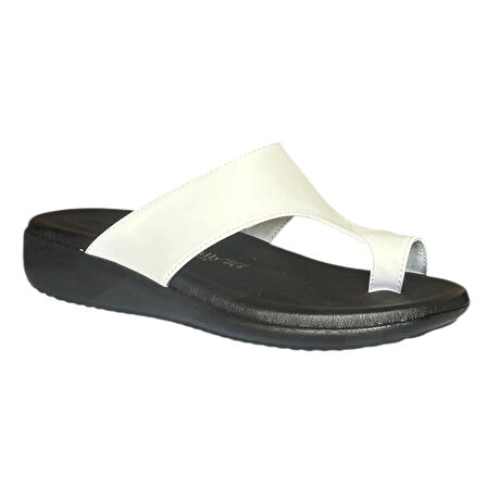 Cex 25Y TRV-3 Beyaz Kadın Parmak Arası Terlik