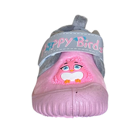 Gezer 3368.02 Gri/Pembe Çocuk Kreş Ev Ayakkabısı