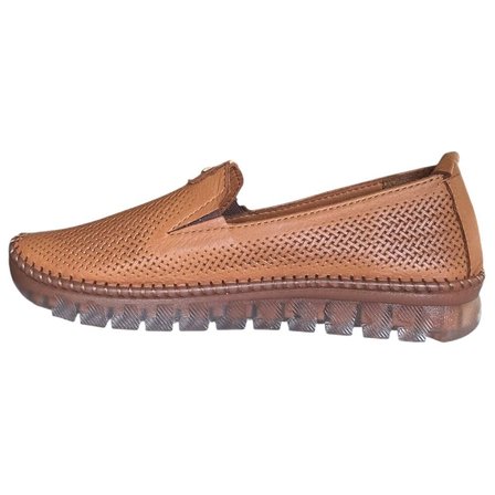 Cex 26Y NBL13 Taba Kadın Comfort Deri Ayakkabı