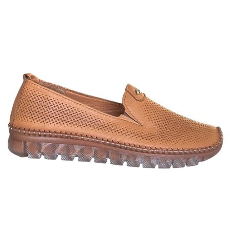 Cex 26Y NBL13 Taba Kadın Comfort Deri Ayakkabı
