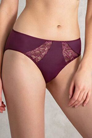 Kadın Mikro Kumaş Dantelli Slip (2780) MAN2780