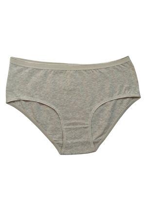 Kadın Pamuklu Orta Bel Geniş Bel Lastikli Slip (2677) MAN2677