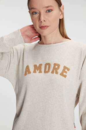 Anıl 11271 Kadın Yeni Sezon Kışlık Pamuklu Uzun Kol Pijama Takımı MAN11271