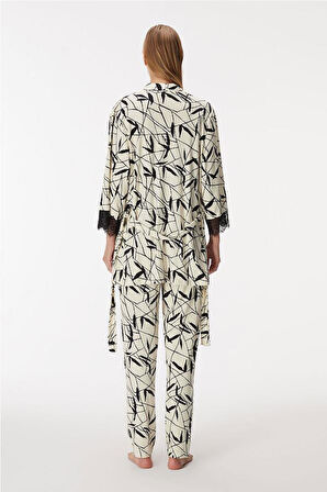 ANIL 11419 3'LÜ Kadın  PİJAMA TAKIMI