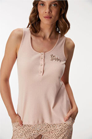 Anıl MAN11368 Kadın Atlet ve Pantolon Takım