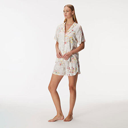 Anıl 11355 Kadın Yazlık Atlet ve Şortlu Pijama Takım