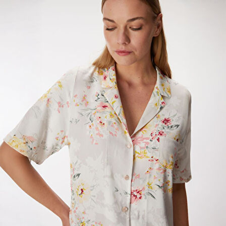 Anıl 11355 Kadın Yazlık Atlet ve Şortlu Pijama Takım