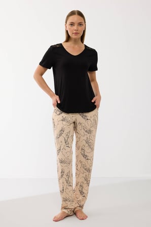 Anıl 11650 Kadın T-shirt Ve Pantalon Takım