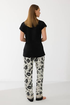 Anıl 11709 Kadın T-Shirt ve Pantolon Takım