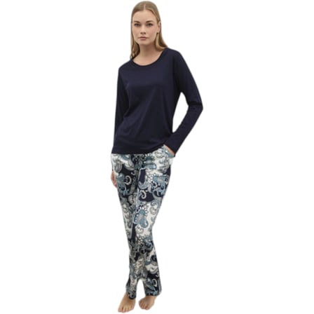 Anıl 11903 Kadın Uzun Kol T-Shirt ve Pantolon Takım