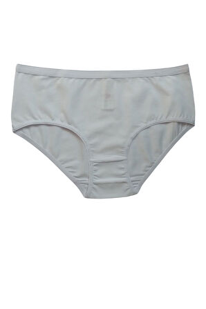 Kadın Pamuklu Orta Bel Geniş Bel Lastikli Slip (2677) MAN2677