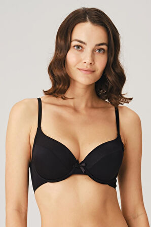 Kadın Balenli Desteksiz Dolgusuz Kol Altı Genişletilmiş Sırtı Yapıştırma Günlük T-Shirt Sütyeni (3781) MAN3781