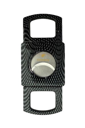 Cohiba Karbon Desenli Metal Puro Makası Kesici - TRP6972