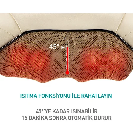 Ovmalı Ve Isıtmalı Boyun Masaj Aleti Boyun Ve Sırt Masaj Aleti Araba Ofis Ev Kullanımı Masaj Aleti Bel Ayak Kol Masaj Aleti Tüm Vücut Masaj Aleti