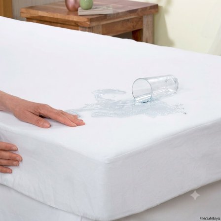 Tek Kişilik Alez 100x200 cm Fitted - Su Sıvı Geçirmez Tam Korumalı Lastikli Kaymaz Yıkanabilir Yatak Koruyucu