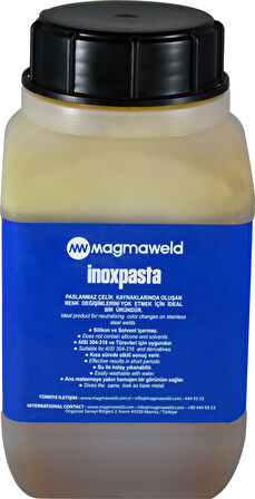 Paslanmaz Yüzey Temizleme Pastası MW INOX PASTA 2 Kg