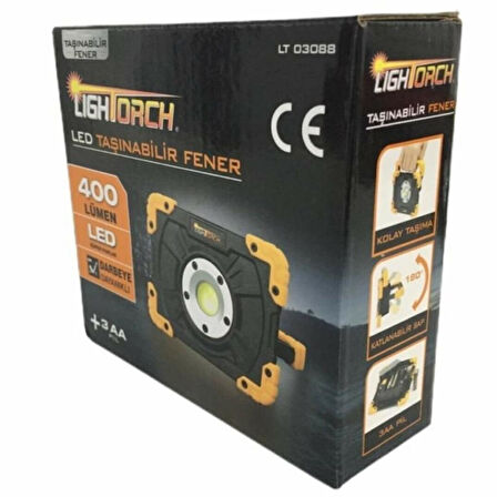 Lightorch LT03088 Taşınabilir Led Fener 400 Lümen 