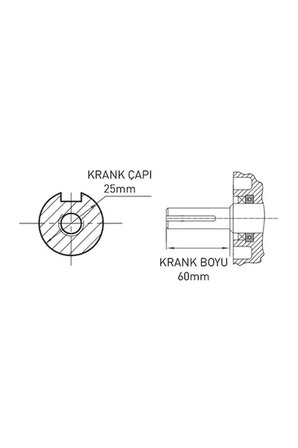 Factor MG420E 16hp Kamalı Marşlı Benzinli Motor