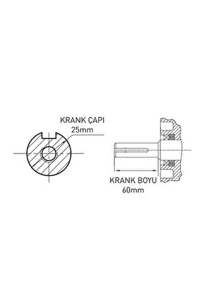 Kama By Reis GK420E 16hp Kamalı Marşlı Benzinli Motor