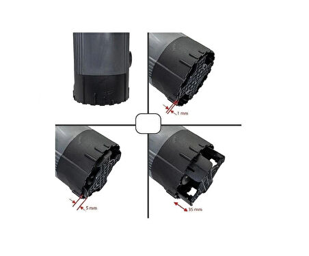 Factor CD900P 3N1 Plastik Gövdeli Düşük Emiş Drenaj Dalgıç Pompa