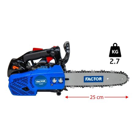 Factor FC2512 Benzinli Ağaç Kesme Motoru 25cm