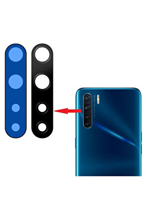 OPPO A91 (CPH2021) Uyumlu Kamera Camı