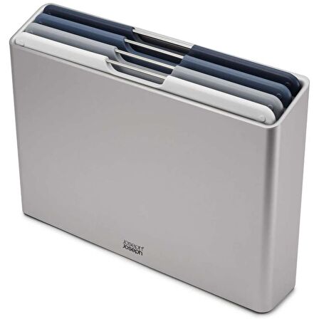 Joseph Joseph 60193 Folio Büyük Kesme Tahtası Seti - Gümüş