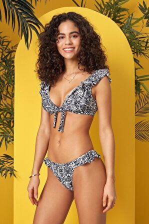 No Gossip Volanlı Bikini Alt 219202-D
