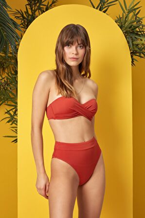 No Gossip Yüksek Paçalı Bikini Alt 219201