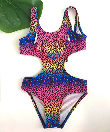 Pierre Cardin 224600 PÜSKÜLLLÜ KIZ ÇOCUK MAYOKINI