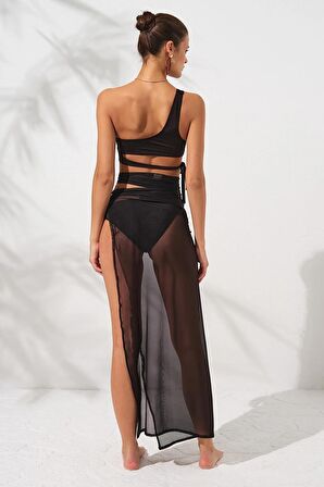 Pierre Cardin Yirtmaçli Tek Etek Siyah 231807