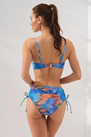 Pierre Cardin Curly Soft Pedli Toparlayıcı Bikini Marbel 231248-D