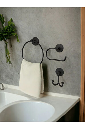 Yuvarlak Havluluk Kapaksız Tuvalet Kağıtlığı Bornozluk