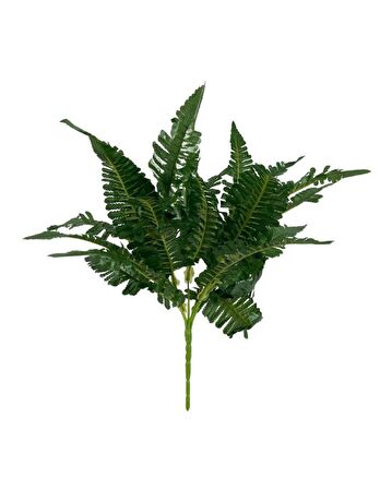 Yapay Çiçek Cycas Aşk Merdiveni Eğrelti Otu Sıkas Bitkisi  7 Dal 21 Yaprak 40*30cm Yapay Bitki
