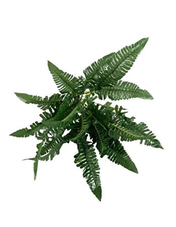 Yapay Çiçek Cycas Aşk Merdiveni Eğrelti Otu Sıkas Bitkisi  7 Dal 21 Yaprak 40*30cm Yapay Bitki