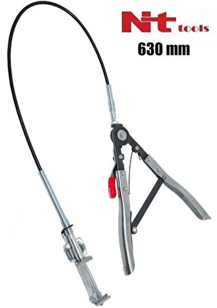 NT Tools Uzun Esnek Boyunlu Hortum Kelepçe Pensesi 630 mm NT7016