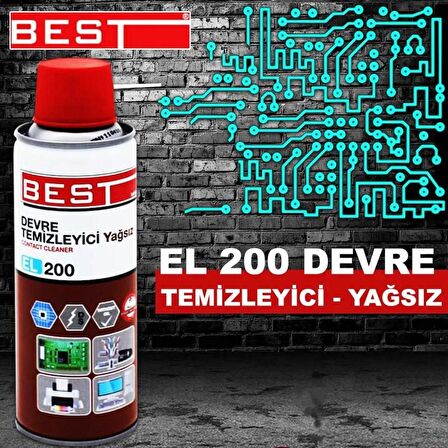 Best Yağsız Kontak Devre Temizleyici 200ml. EL200